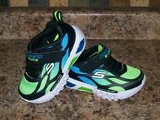 Skechers Flex-Glow 400016N Boys' Infant-Toddler Sneaker Sz 6