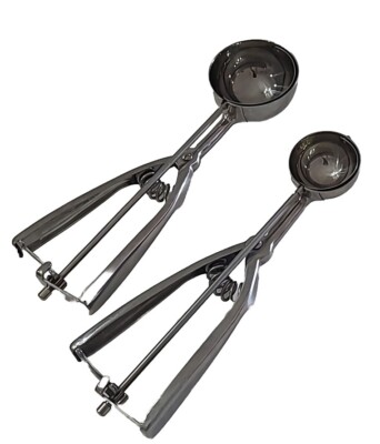 Inox Edelstahl Rost Frei Stainless 18/8 Scoops Set Of 2 1 1/2