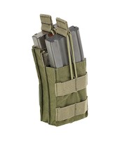 Porta Caricatore Softair 2 Posti Verde M4 Open Split Pouch Defcon 5 D5-M4OS Od