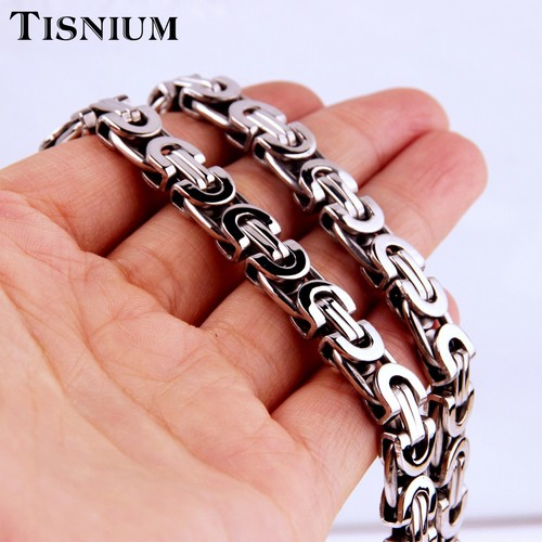 11mm Wide Byzantine Chain Men's 
