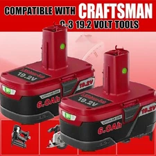 2Pack For CRAFTSMAN 19.2 VOLT C3 LITHIUM DIEHARD BATTERY PACK 315.PP2011 8.0Ah