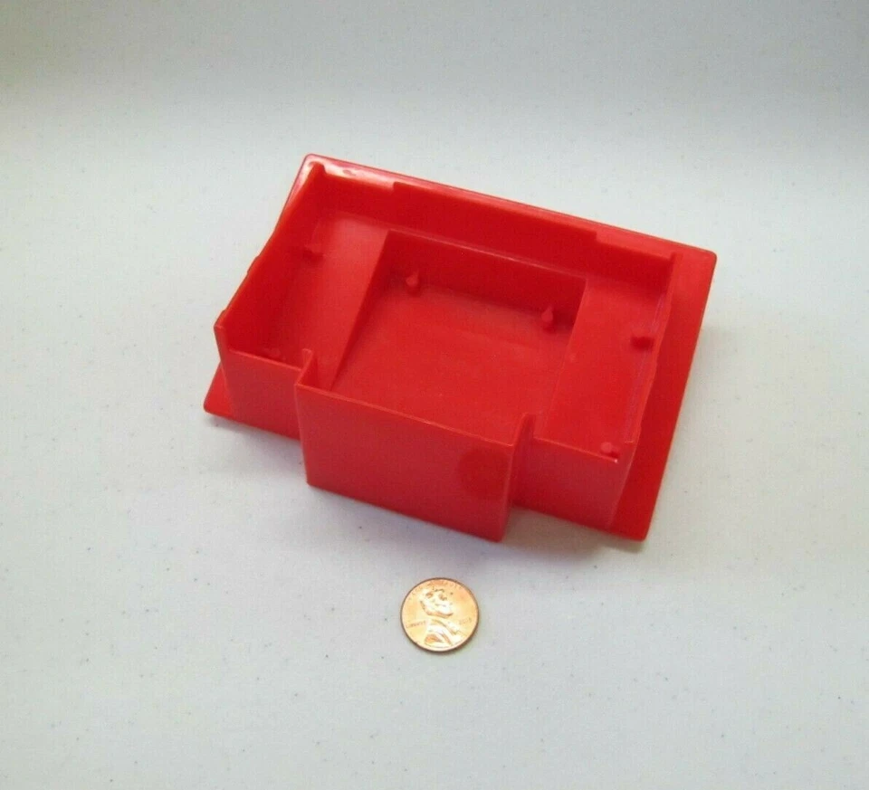 Lincoln Logs Red Shed Roof 4.5" X 3" Hasbro M-7612 Replacement Part Big L Ranch - Image 2 of 3