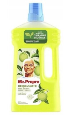 5,47 /L- 6x Mr. Proper Mehrzweckreiniger mit ätherischen Ölen Bergamotte 1 Liter
