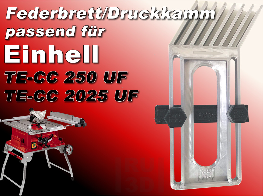 Federbrett Druckkamm für Einhell TE-CC 250 UF + TE-CC 2025 UF Tischkreissäge