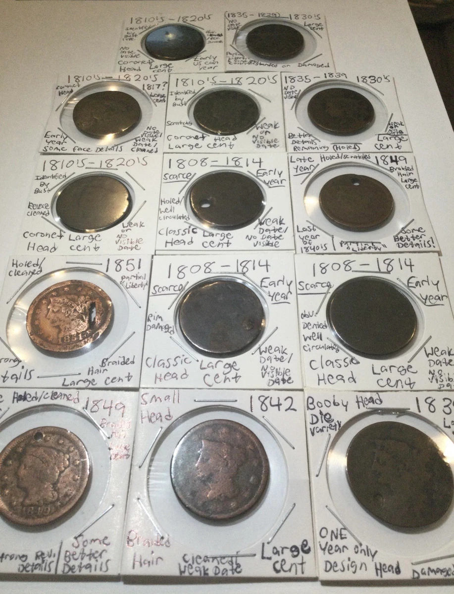 US Large Cents Mixed Lots for sale | eBay