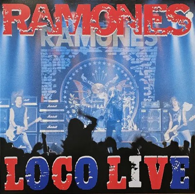Ramones Loco Live BLUE AND RED VINYL, REMASTERED NEAR MINT Sire 2xVinyl LP