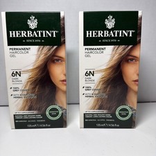 2x Herbatint Permanent Herbal Hair Color Gel 4.56 Ounce UNIQUE  GENTLE FORMULA