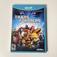 Nintendo Wii U Transformers Prime The Game Complete w/ Case & Manual