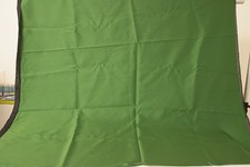 Solid green silk fabric with backing 2 yards