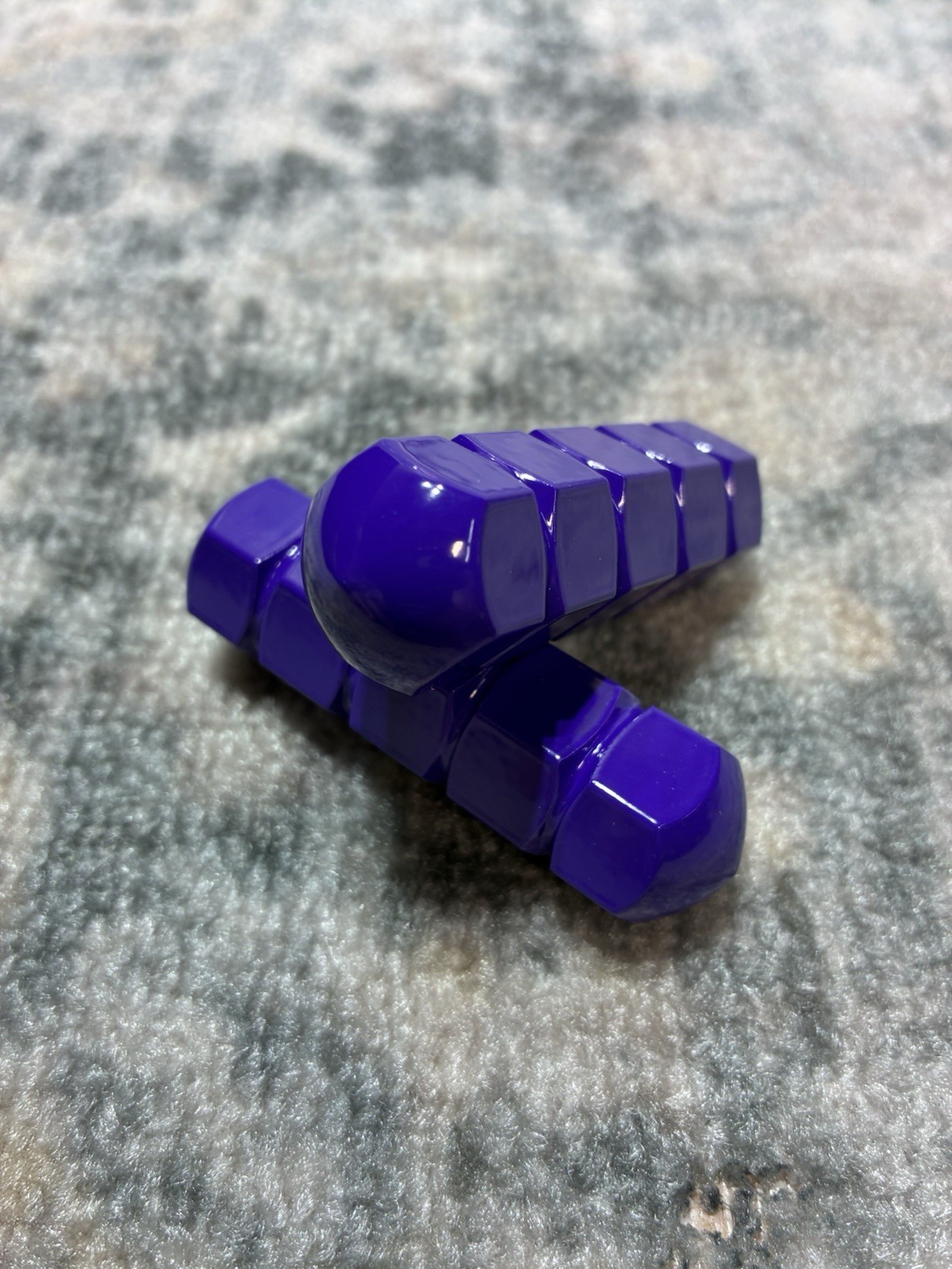 Old School Hard Luck BMX Pegs Solid 26t 3/8's Axle Bullet Grape Ape