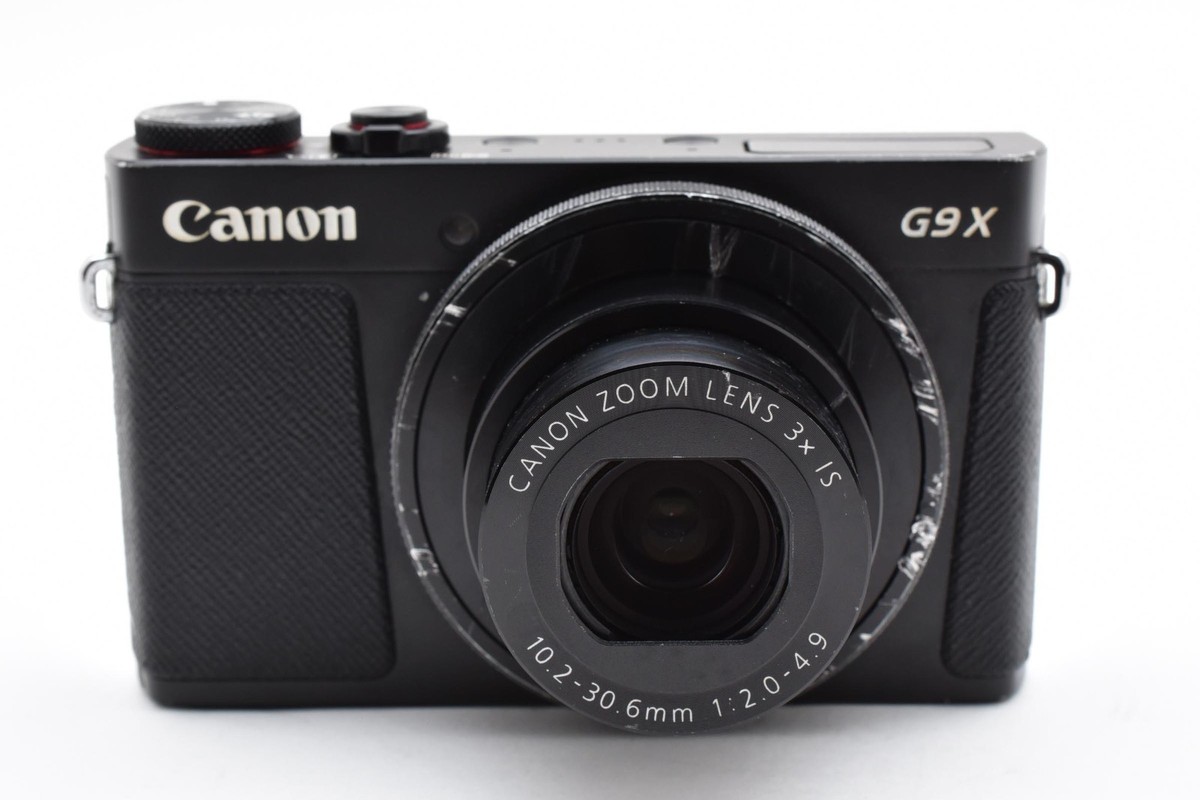 Canon PowerShot G9X Black 20.2 MP Digital Camera From Japan Used 