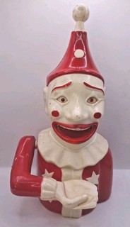 “Sav O” Mechanical Clown Bank Vintage 1950’s Plastic INBS