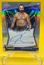 2026 Topps Wrestling Chrome WWE Drew McIntyre Blue Brand Auto Refractor #BBA-DRE