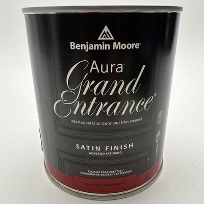 Satin Benjamin Moore Aura Grand Entrance Interior Ext Door Trim Enamel Base 1