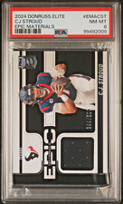 2024 Panini Donruss Elite EPIC MATERIALS CJ STROUD JERSEY RELIC PSA 8 NM-MT /500