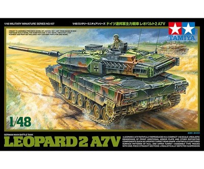 Tamiya 32607 - 1/48 German MBT Leopard 2 A7V - Bundeswehr - Neu
