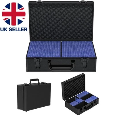 6 Slots Graded Card Case Box for 600+ 35PT 3"x4" Toploaders Trading Sports Cards - Image 1 of 4