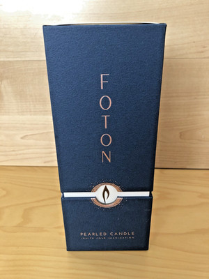 Foton Pearled Candle 18 Oz  Breezy Blanket Fresh Scented Plant based - New