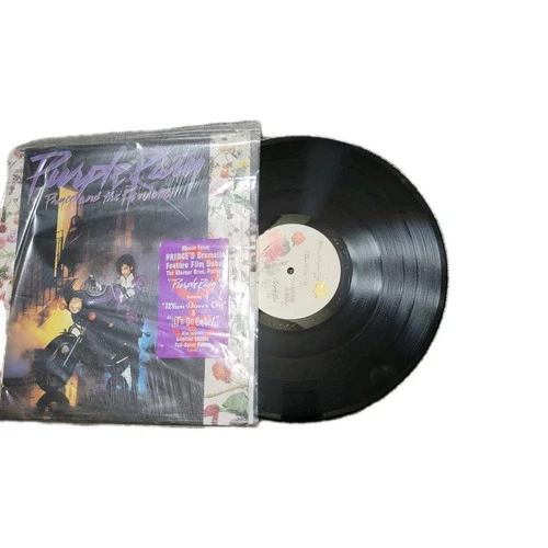 Prince LP "Purple Rain" Rare ~ PROMO ~ Purple Vinyl ~ Poster ~ NM