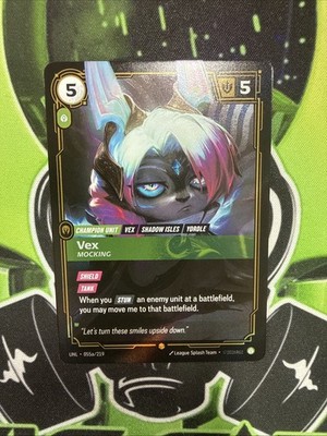 Vex Mocking UNL 055a/219 Alternate Art Showcase Unleashed Riftbound