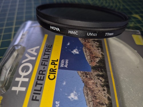 Hoya Circular Polarizing Filter 77mm Slim CIR-PL Pro. Glass Polariser Lens Japan - Picture 3 of 4