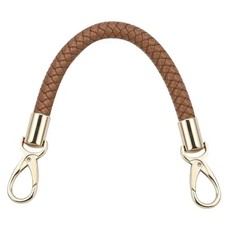 PU Leather Braided Purse Strap 11.8inch Replacement Handle Short Handbag Strap