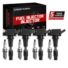 Set of 4 Ignition Coil Spark Plug For 2015-2019 Hyundai Sonata 2.0L/2.4L UF764