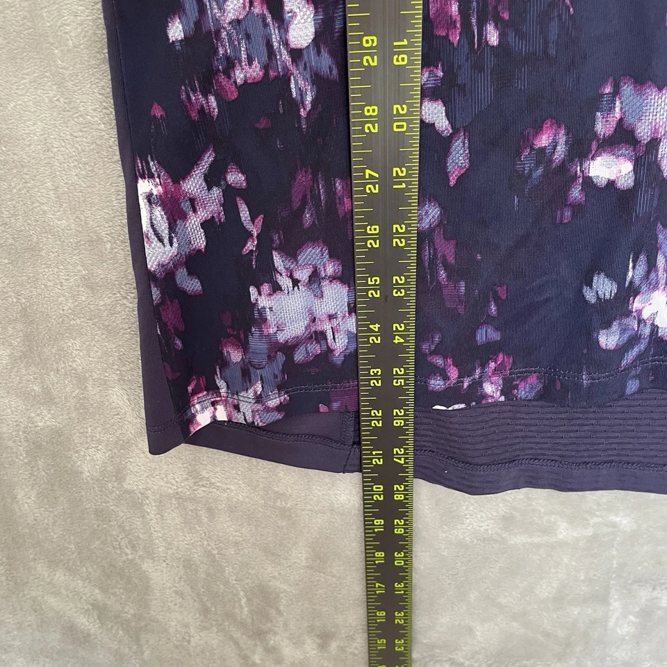 Camisa polo de golf Callaway Dri Fit XL sin mangas púrpura con cuello de tenis para mujer Foto 4 de 4