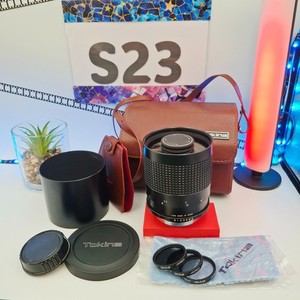 Tokina RMC 500mm 1:8 Mirror Lens P/K Mount. Case, Hood + Filter Set. *VGC*. baug