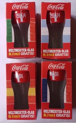 1 Glas Coca Cola Weltmeister 0,3 ltr /  Fifa World Cup 2014  Neu+OVP