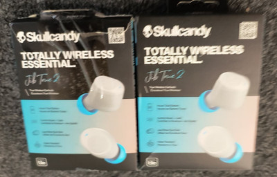Lot of 2 - Skullcandy Jib True 2 Wireless In-Ear Headphones - Slightly used , O2