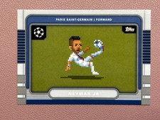 2025-26 Topps UEFA UCC Neymar Jr. 8-Bit Shots #8B-6 Paris Saint-Germain