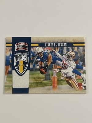 2011 Panini Threads - Pro Gridiron Kings Vincent Jackson #1 Materials /299 (MEM)