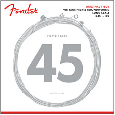 Fender 7150ML Pure-Nickel Roundwound Bass Strings, Long-Scale LIGHT 45-100