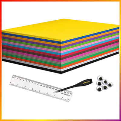 EVA Foam Platten 30er Set 15 Farben 22x30cm 2mm Bastelmaterial für DIY Projekte