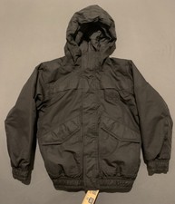 The North Face Jacket Boys Small 7/8 Black Hooded Dryvent 550 Down Sweater