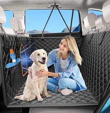 XL Dog Car Seat Cover - Heavy Duty 400LB Hard Bottom Back Seat Extende...