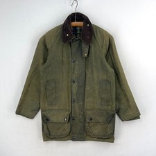 Barbour Beaufort Wachsjacke Herren C32 XXS grün klassisch Country Jagd Vintage