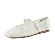 Dolce Vita Rollin Pearl Womens Flats White Mesh