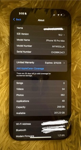 Apple iPhone 16 Pro Max - 256 GB - Desert Titanium (Xfinity)