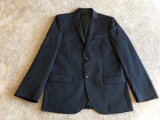 Lauren Ralph Lauren Dark Blue Boys Youth 2 Button Blazer Jacket 16 R