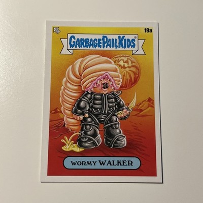 2022 Garbage Pail Kids Book Worms Wormy Walker Card #19a