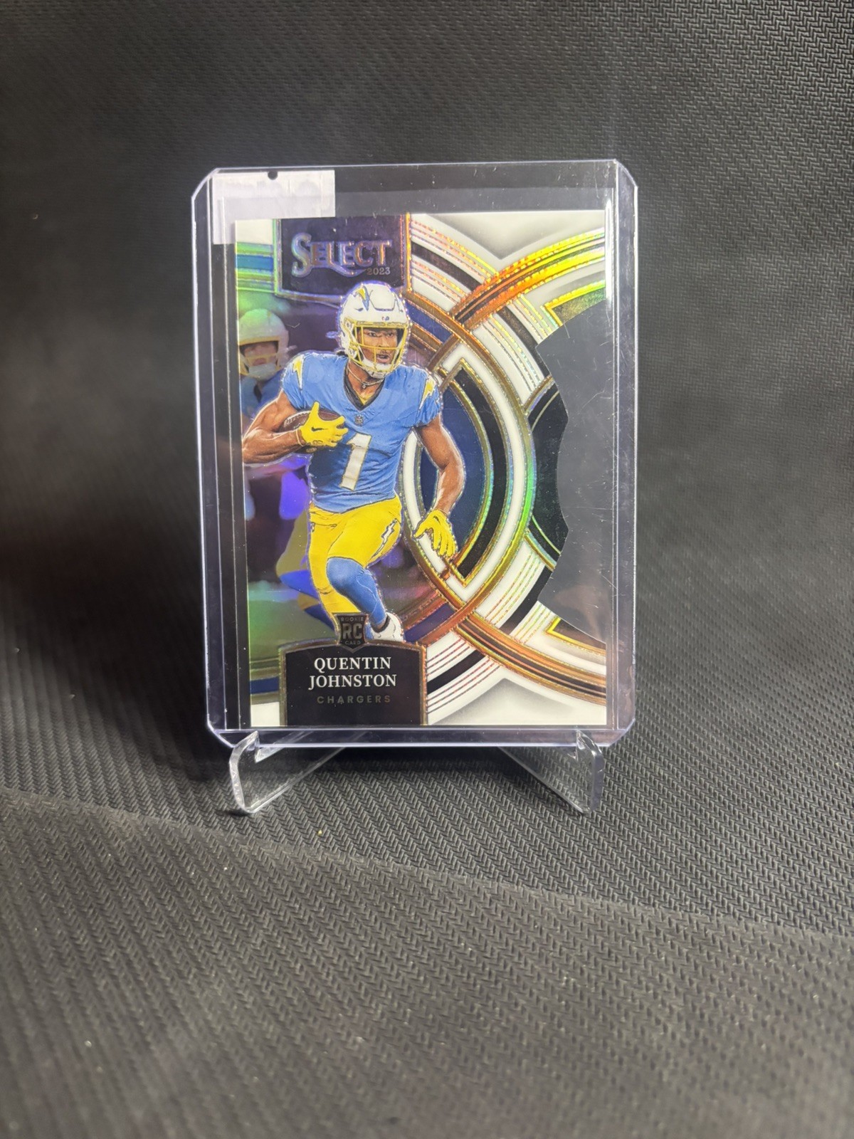 2023 Panini Select Quentin Johnston White Die-Cut Premier Level Prizm RC /199 🔥