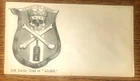 Patriotic Civil War Cover Jefferson Davis Skull & Crossbones Flag Coat Of "Alms"