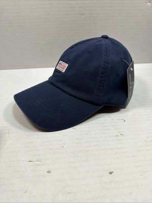 State of Mine Blue Twill American Flag Hat Cap Adjustable