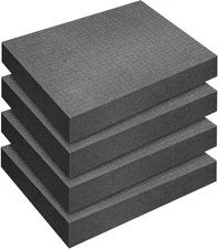 4 Pcs Foam Insert Pluck Pre-Cube Sheet Foam for Tool Box 16 x 12” x 2”
