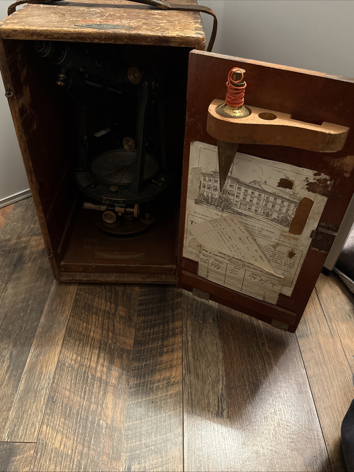 Buff & Buff Theodolite Transit In Box - MODEL 33299 Pat. 1674317 ANTIQUE