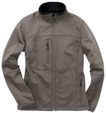 River's End Soft Shell Jacket Womens Grey Casual Athletic Outerwear 8250-PWT