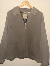 Burberry Vintage Prosum Lined Nova Check Harrington Men  s Jacket XL