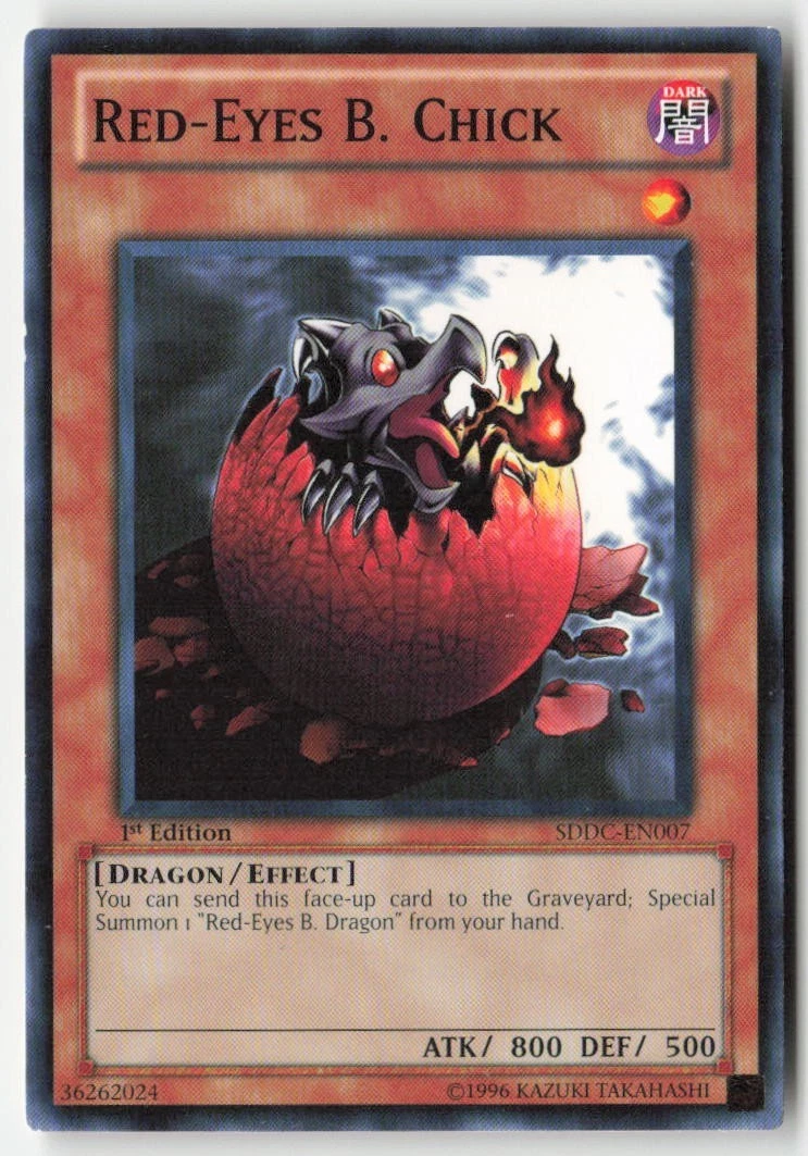 超美品　遊戯王　RED-EYES B.CHICK 英語 Yugioh Red Eyes B Chick for sale | eBay